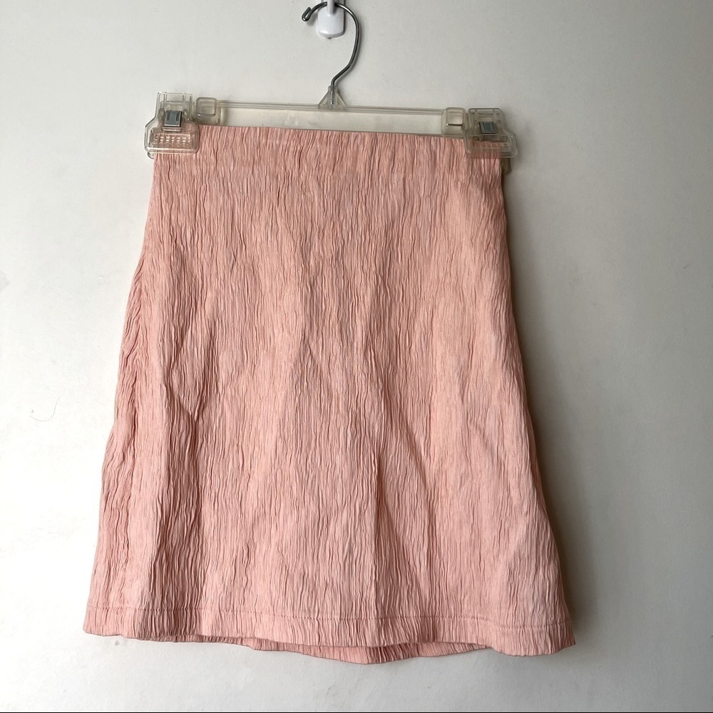 Princess Polly Robinson Pink Textured Mini Skirt 0